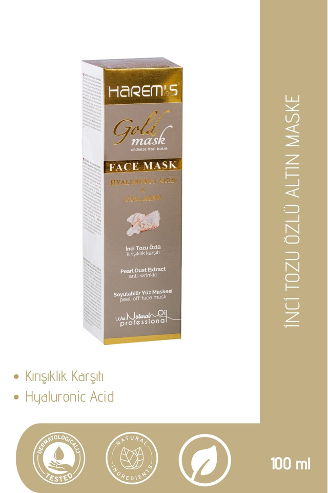 HAREM'S 100 ml İnci Tozu İçeren Altın Yüz Maskesi