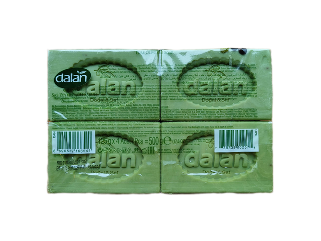 DALAN 4x125g Zeytinyağlı Geleneksel Saf Beyaz Sabun