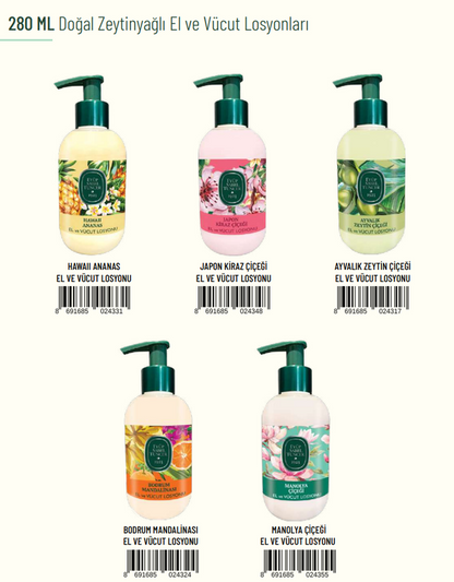 EYÜP SABRİ TUNCER 280ml BODRUM MANDARIN Body Balm