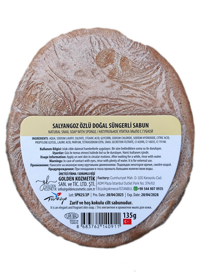 NAUMED SALYANGOZ SÜPÜRGESİ 135g Sünger Sabun