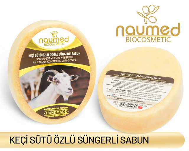 NAUMED KEÇİ SÜTÜ Sünger Sabunu 135g