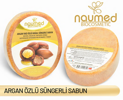 NAUMED ARGAN YAĞLI Sünger Sabun 135g