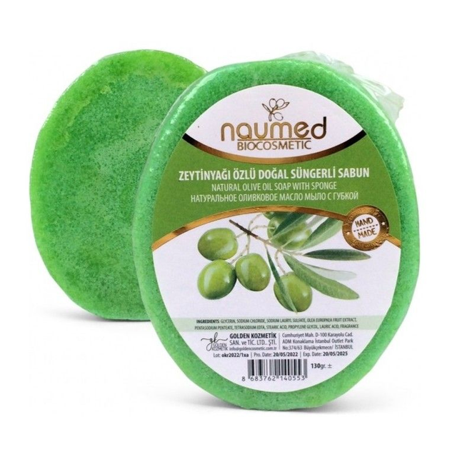 NAUMED Süngerde Zeytinyağı Sabunu 135g