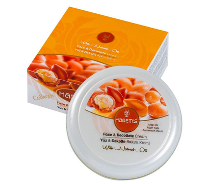 HAREM'S 125ml Yüz ve Dekolte Kremi ARGAN YAĞLI & KOLAJEN