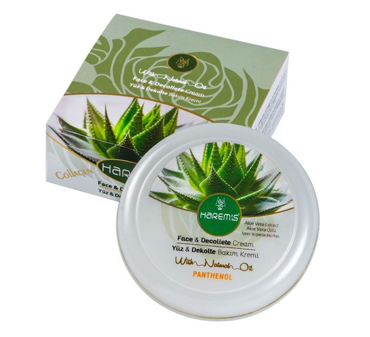 HAREM'S 125ml Face and Decollete Cream ALOE VERA EXTRACT