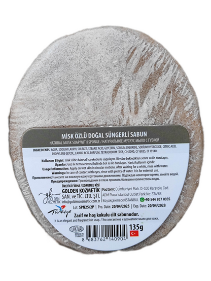 NAUMED MUSK Kokulu Sabun Süngeri 135g