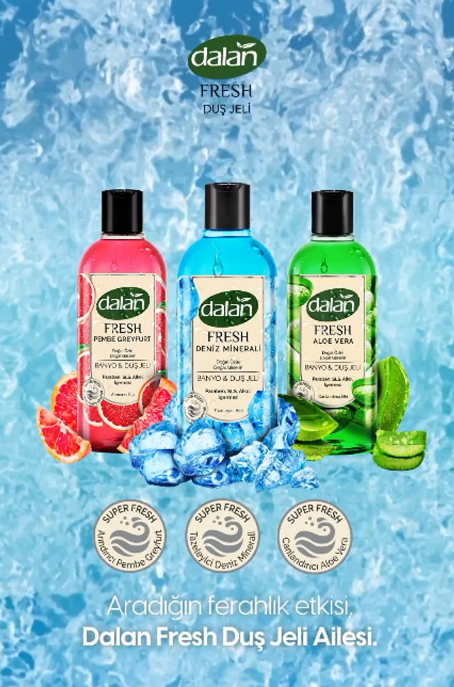DALAN Fresh 500ml Sıvı Sabun ve Duş Jeli ALOE VERA - ALOE