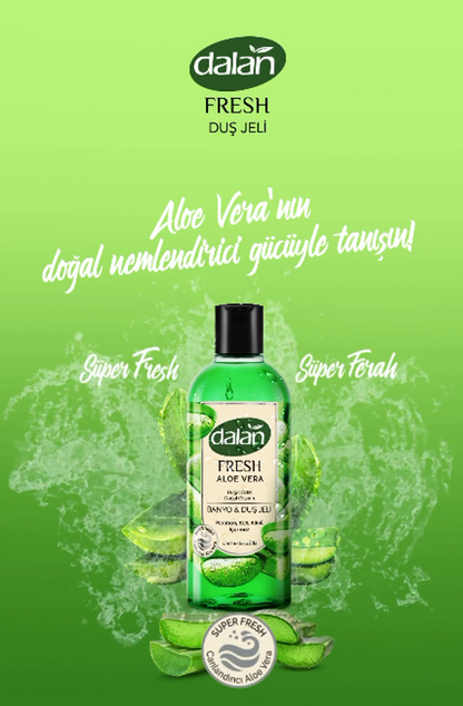 DALAN Fresh 500ml Sıvı Sabun ve Duş Jeli ALOE VERA - ALOE