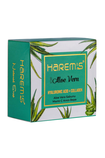 HAREM'S 120g Hyaluronik Asit ve Kolajenli ALOE VERA Sabunu
