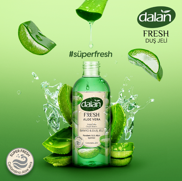 DALAN Fresh 500ml Sıvı Sabun ve Duş Jeli ALOE VERA - ALOE