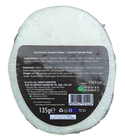 HAREM'S DONKEY MILK Sponge Soap 135g