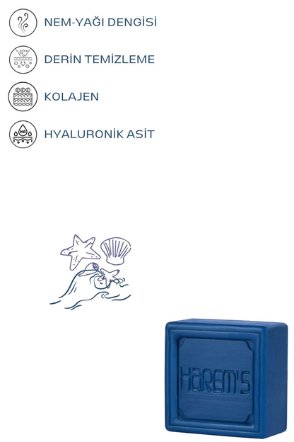 HAREM'S 120g Hyaluronik Asit ve Kolajenli Sabun ALOE VERA