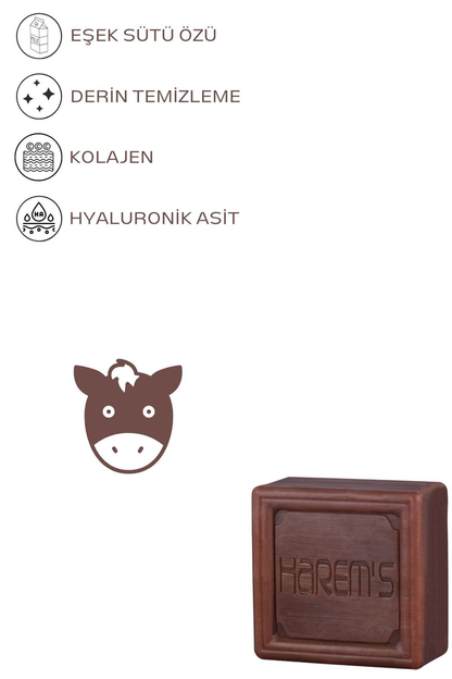 HAREM'S 120g Hyaluronik Asit ve Kolajenli Eşek Sütü Sabunu