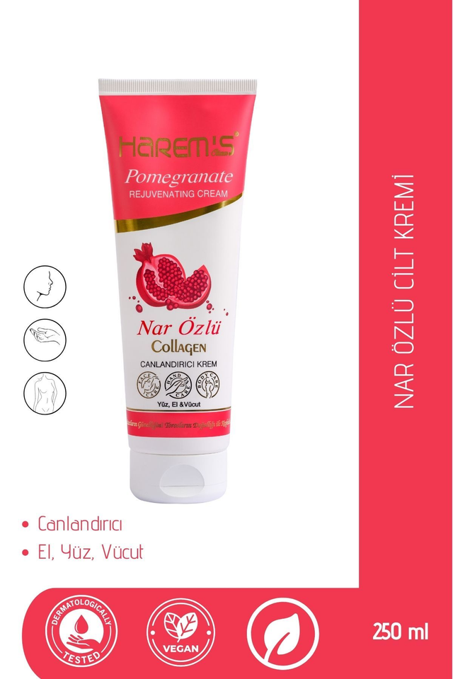 HAREM'S 250ml NAR El ve Vücut Kremi