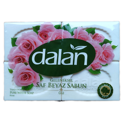 DALAN 4x150g Geleneksel Saf Beyaz Gül Sabunu