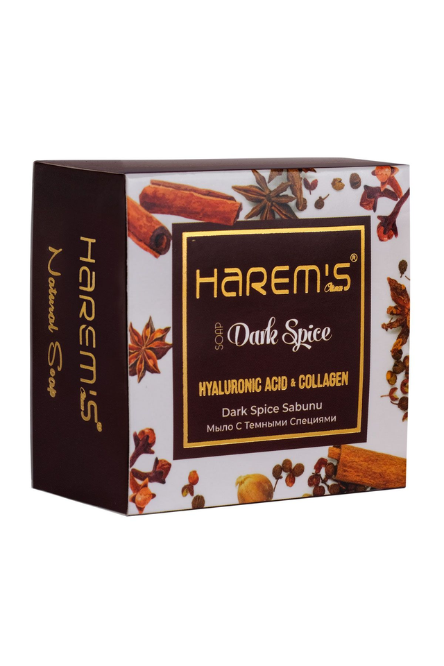 HAREM'S 120g Hyaluronic Acid and Collagen Soap DARK SPICES