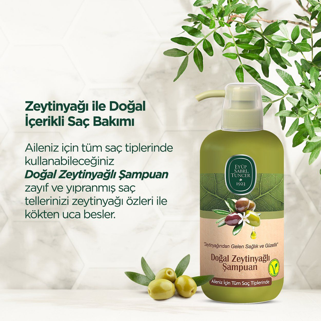 EYUP SABRI TUNCER Zeytinyağlı Doğal Şampuan 600ml