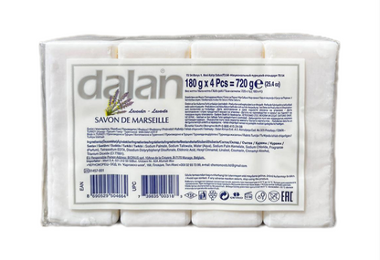 DALAN Marsilya 4x180g Lavanta Banyo Sabunu
