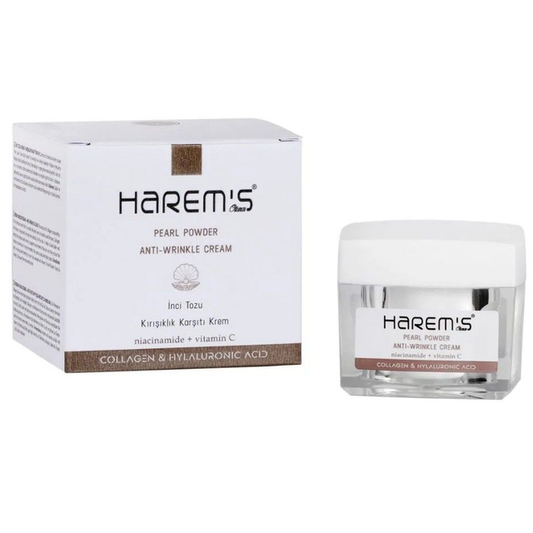 HAREM'S 50ml Pearl Powder Anti-Wrinkle Professional Face Cream