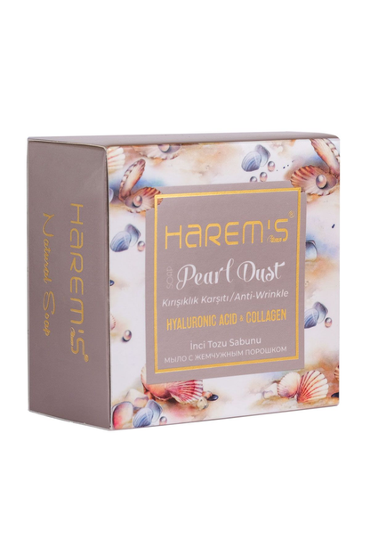 HAREM'S 120g Hyaluronik Asit ve Kolajen Sabunu İNCİ TOZU