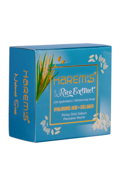 HAREM'S 120g Hyaluronic Acid and Collagen Rice Extract Soap