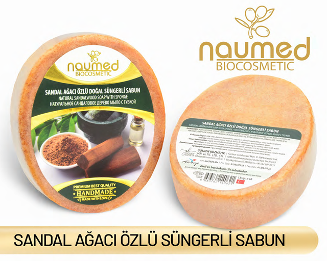 NAUMED SANDAL AĞACI Özlü Sünger Sabun 135g