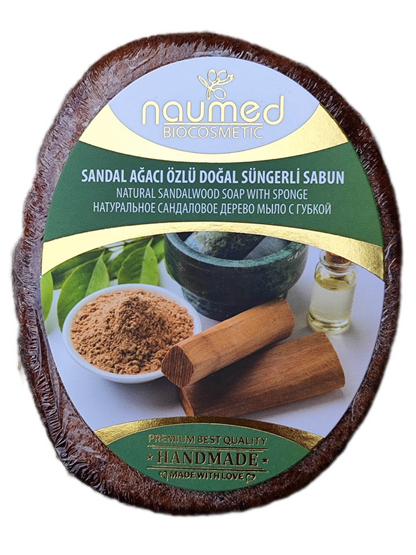 NAUMED SANDAL AĞACI Özlü Sünger Sabun 135g