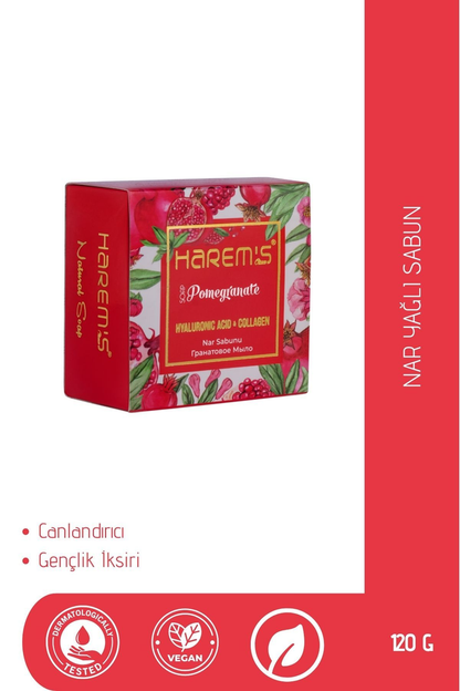 HAREM'S 120g Hyaluronik Asit ve Kolajenli NAR Sabunu