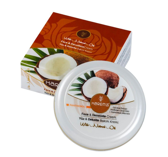 HAREM'S 125ml Yüz ve Dekolte Kremi HİNDİSTAN CEVİZİ ÖZÜ ve PANTENOL