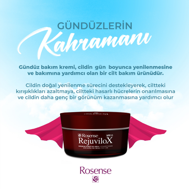 ROSENSE RejuviloX YAŞLANMA KARŞITI Gündüz Kremi-Jel 50ml