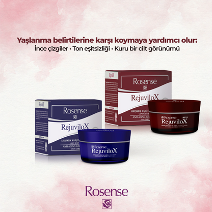 ROSENSE RejuviloX YAŞLANMA KARŞITI Gündüz Kremi-Jel 50ml