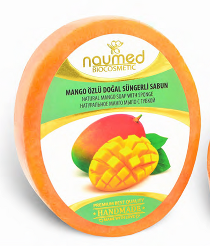 NAUMED Mango Özlü Sünger Sabun 135g