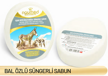 NAUMED Eşek Sütü Özlü Sünger Sabun 135g