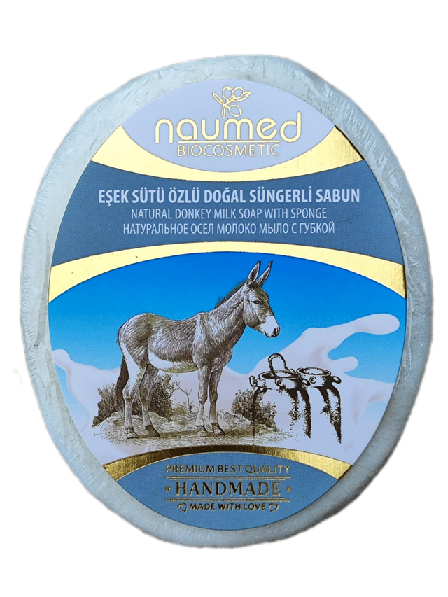 NAUMED Eşek Sütü Özlü Sünger Sabun 135g