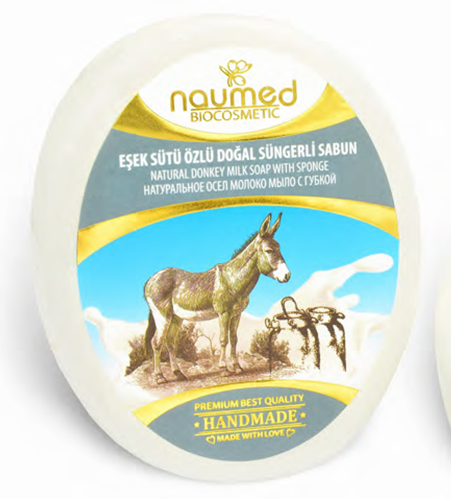 NAUMED Eşek Sütü Özlü Sünger Sabun 135g