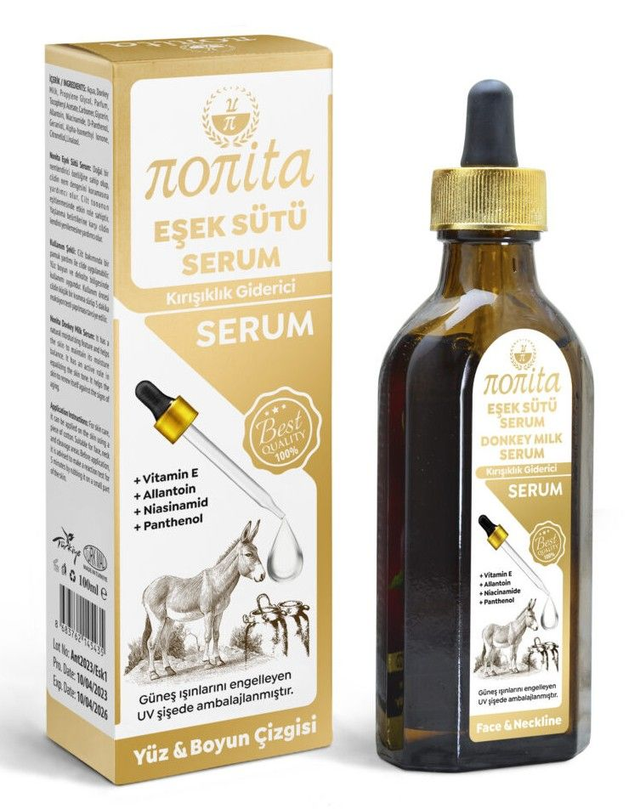 NONITA 100 ml Nourishing Serum with Donkey Milk Oil for Face, Body and Hair