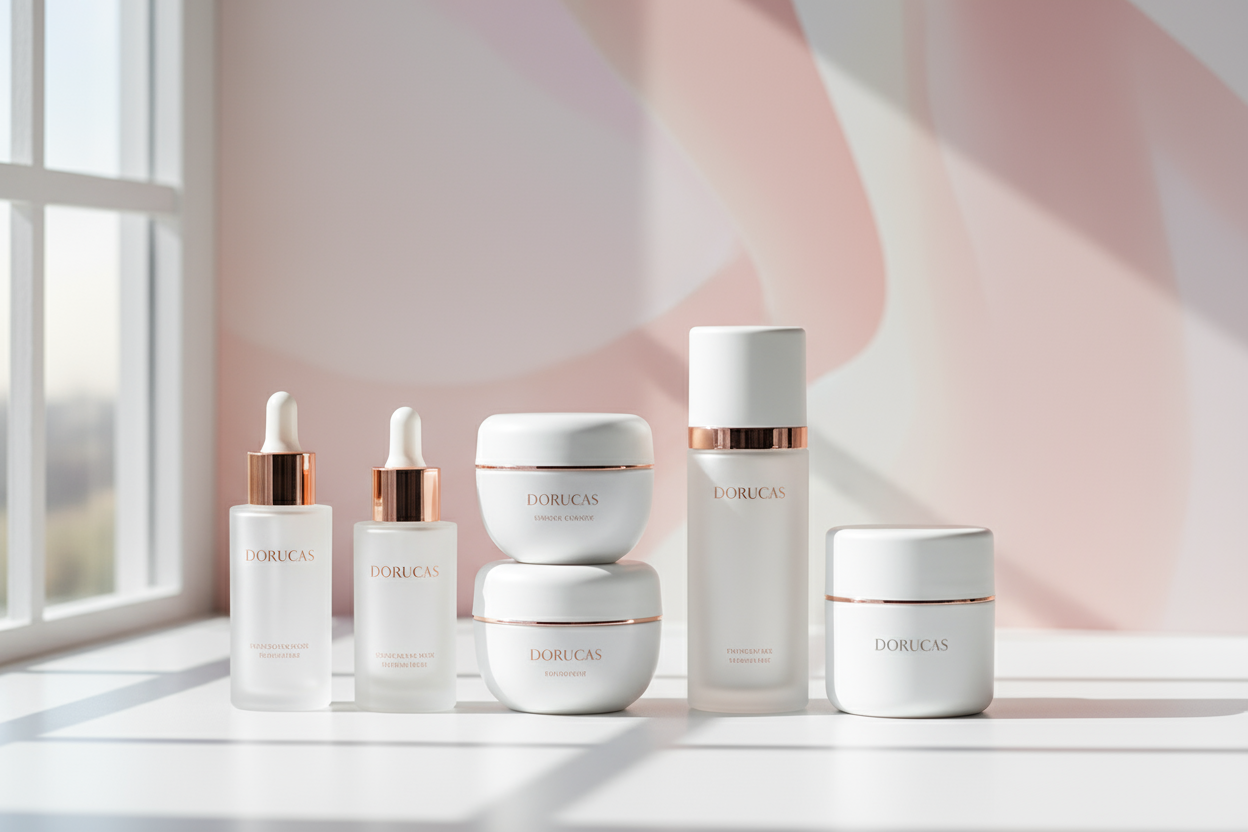 dorucas yazan kozmetik görseller oluştur 